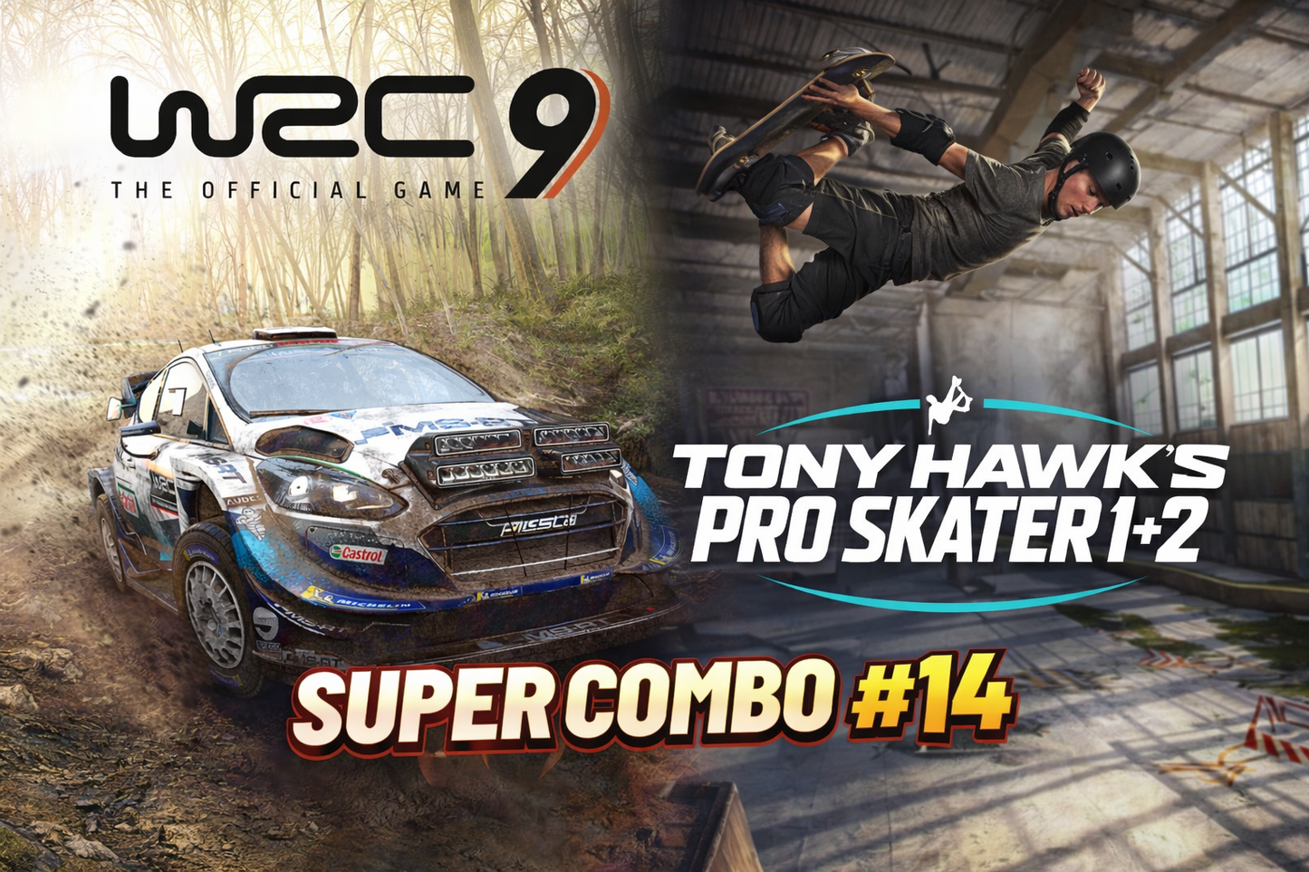 COMBO 14 TONY HAWK 1+2 + WRC9