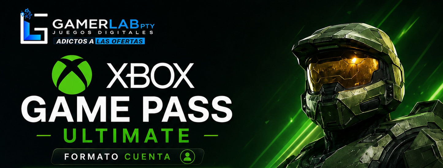 Xbox Game Pass Ultimate Formato Cuenta - GAMERLABPTY