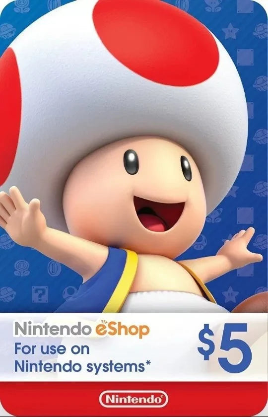 Tarjeta Nintendo eShop $5 Estados Unidos - GAMERLABPTY